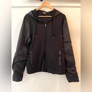 MICHAEL KORS MENS zipper hooded sweatshirt/jacket  Sz L